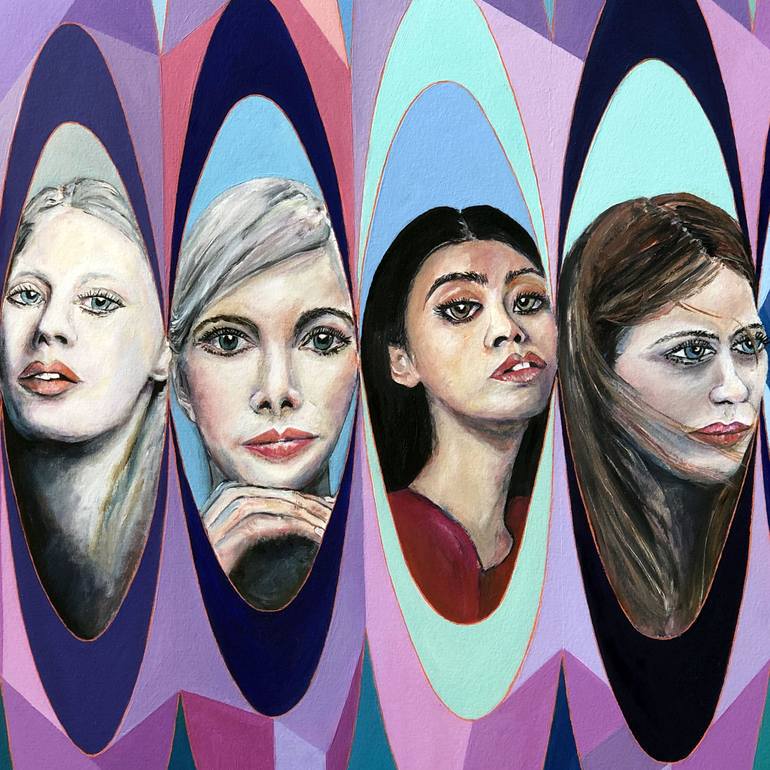 Original Figurative Portrait Painting by Bettina Newbery