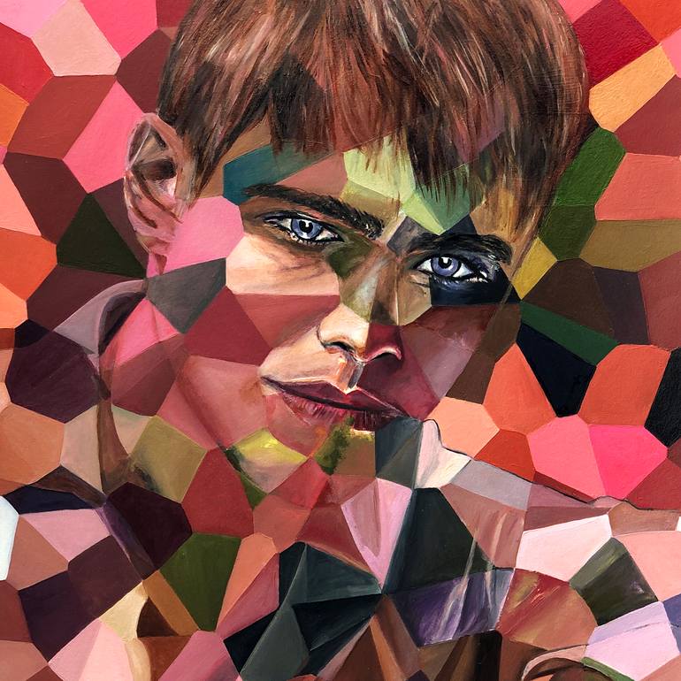 Original Fine Art Portrait Painting by Bettina Newbery