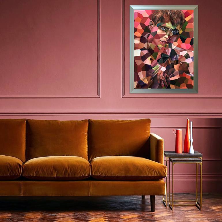 Original Fine Art Portrait Painting by Bettina Newbery