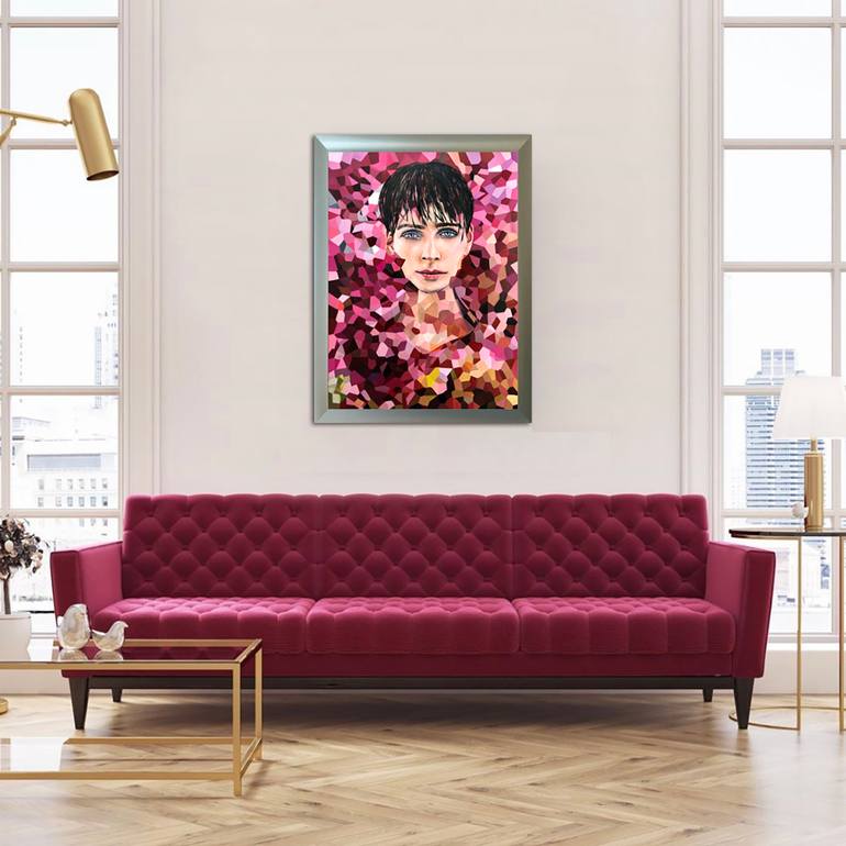 Original Fine Art Portrait Painting by Bettina Newbery