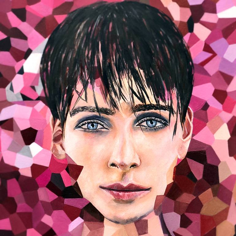 Original Fine Art Portrait Painting by Bettina Newbery