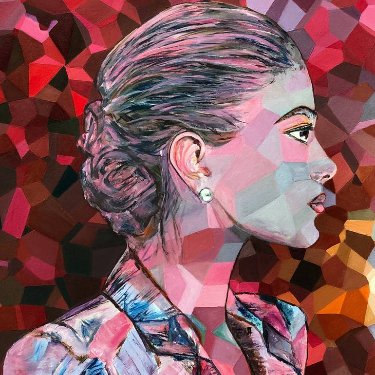 Original Portraiture Portrait Painting by Bettina Newbery