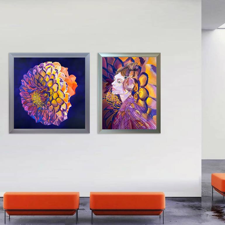Original Expressionism Abstract Painting by Bettina Newbery