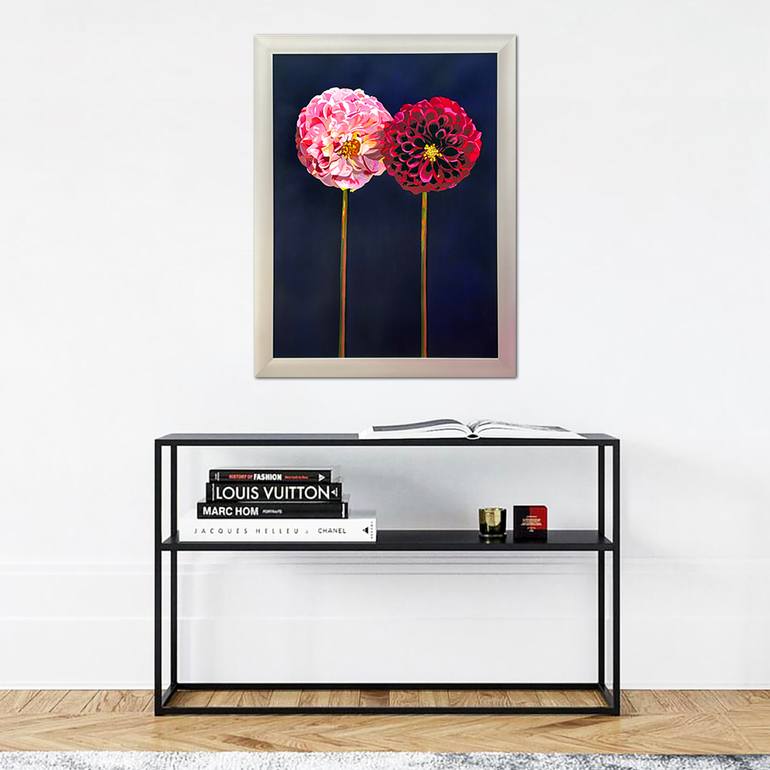 Original Abstract Expressionism Floral Painting by Bettina Newbery