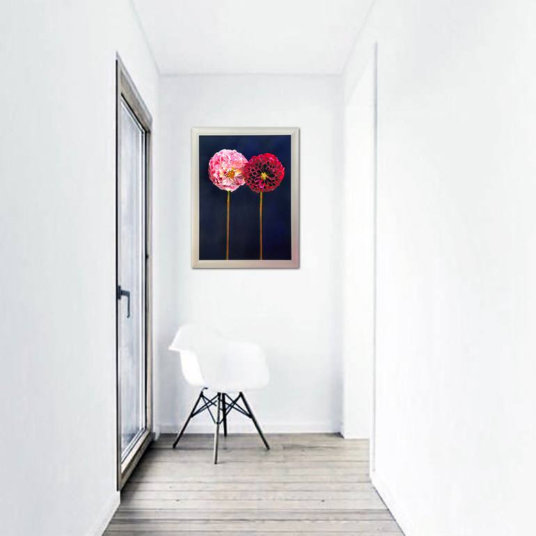 Original Abstract Expressionism Floral Painting by Bettina Newbery