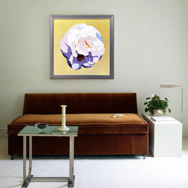 Original Abstract Expressionism Floral Painting by Bettina Newbery
