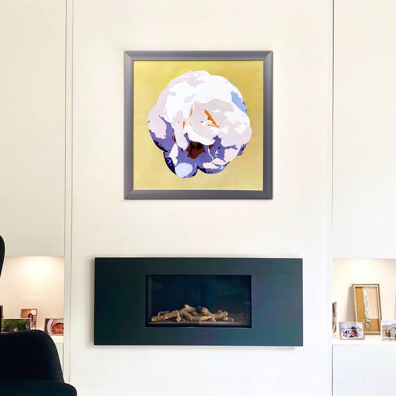 Original Abstract Expressionism Floral Painting by Bettina Newbery
