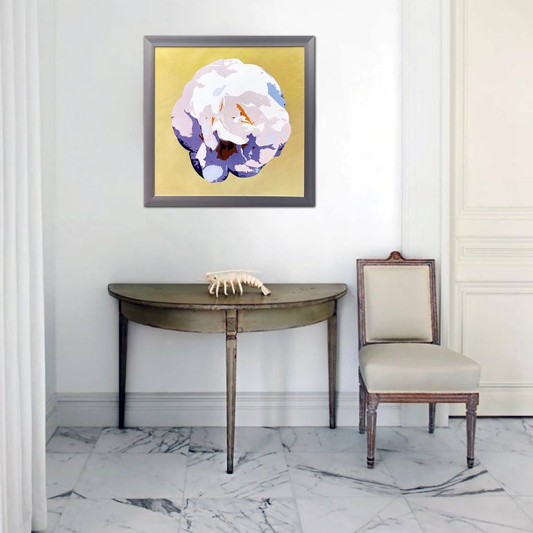Original Abstract Expressionism Floral Painting by Bettina Newbery