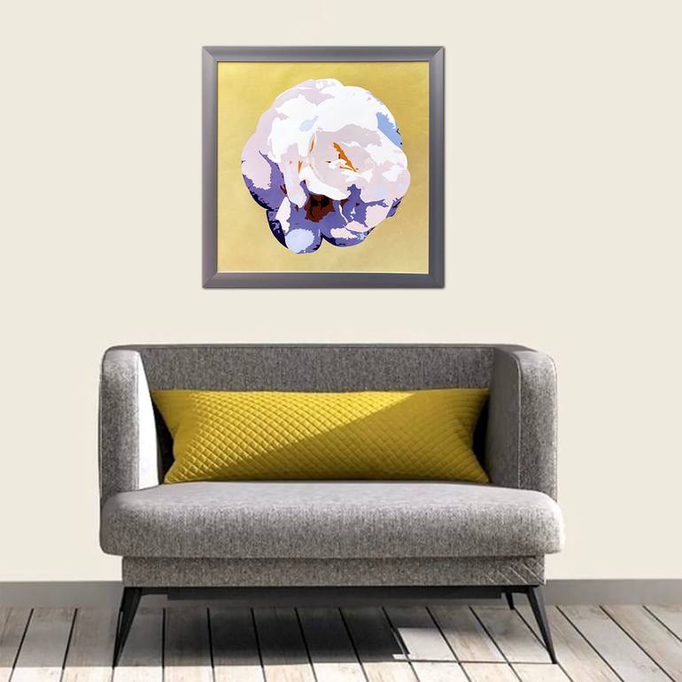 Original Abstract Expressionism Floral Painting by Bettina Newbery
