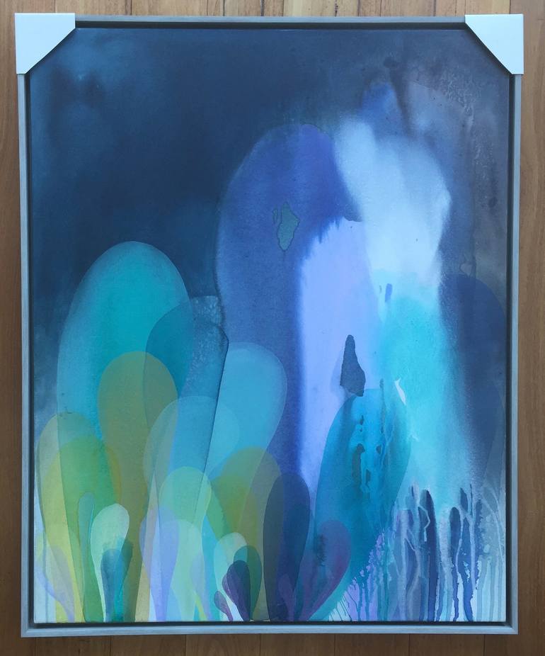 Original Conceptual Abstract Painting by Heidi Melamed