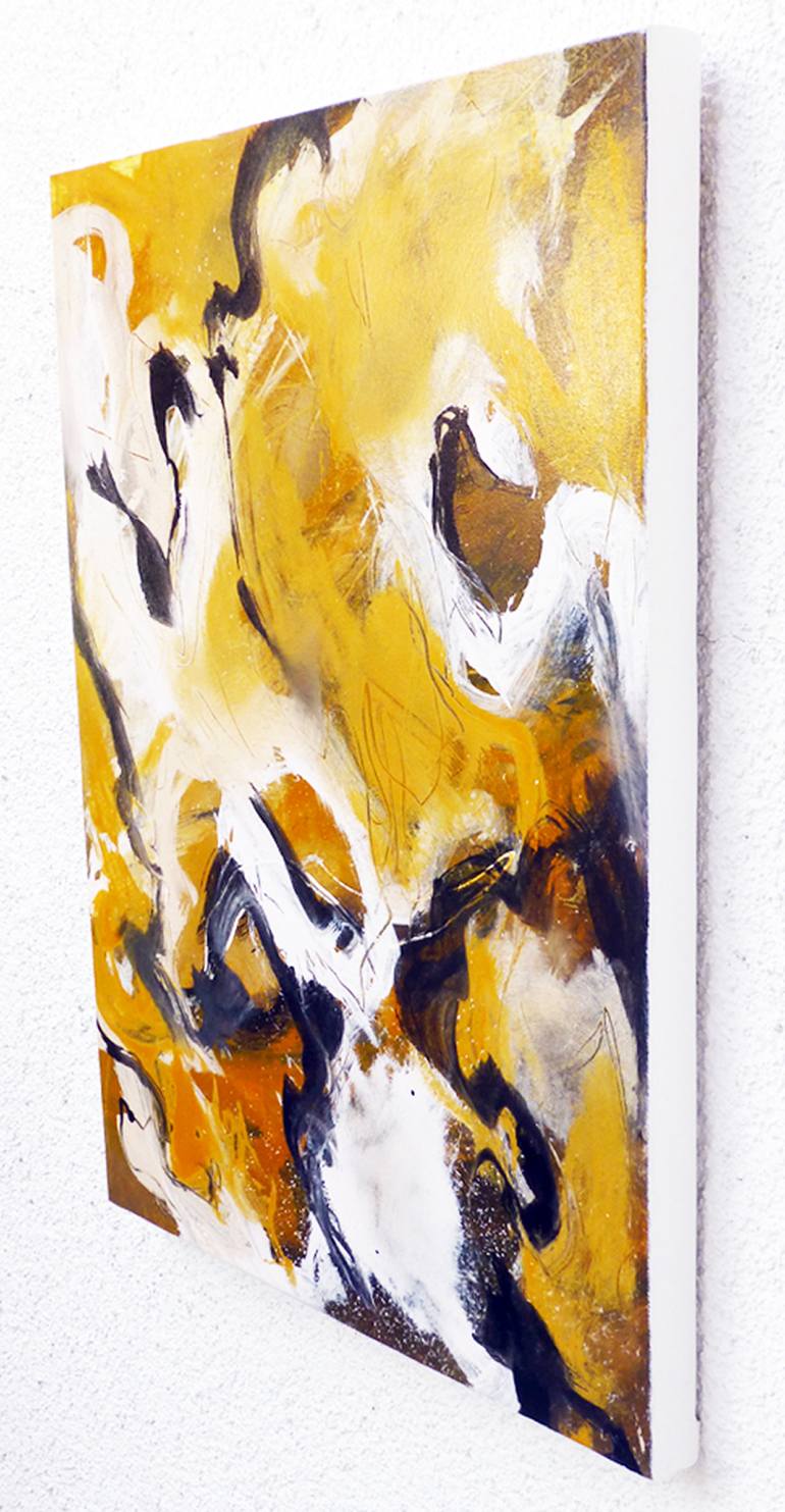 Original Fine Art Abstract Painting by Michael Pfaud