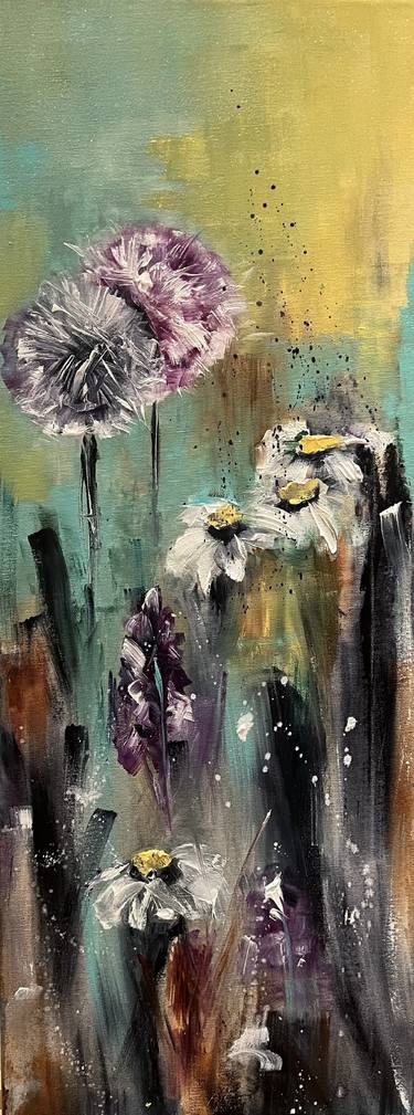 Original Abstract Expressionism Floral Paintings by Svetlana Chaikovska