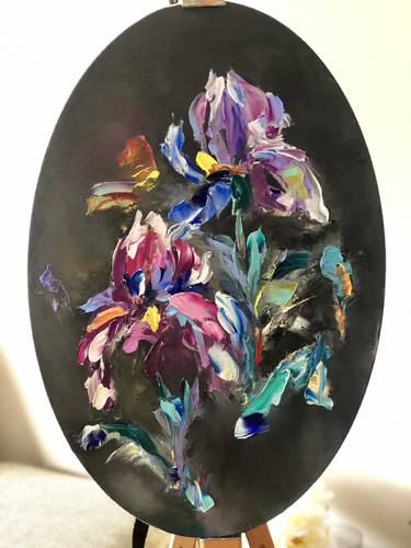 Original Abstract Floral Paintings by Svetlana Chaikovska