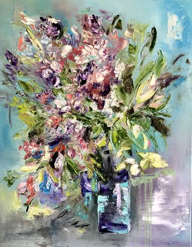 Original Abstract Floral Paintings by Svetlana Chaikovska