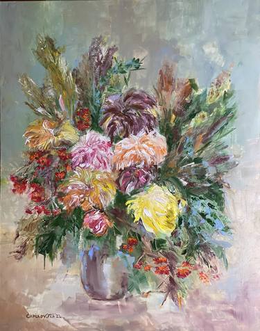 Original Expressionism Floral Paintings by Svetlana Chaikovska