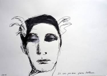 Print of Expressionism People Drawings by Uta Richter