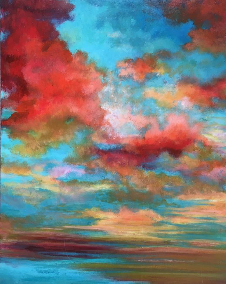 Cloud Series 4 Painting by Rebecca Arguello | Saatchi Art