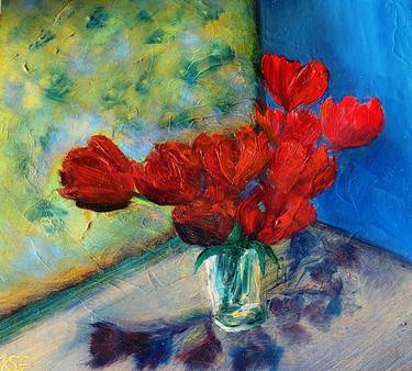Original Floral Paintings by Kim Shuckhart Gunns