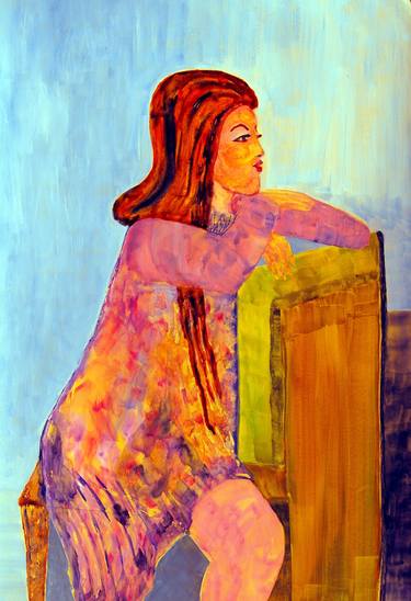 Original Abstract Expressionism Women Paintings by Kim Shuckhart Gunns