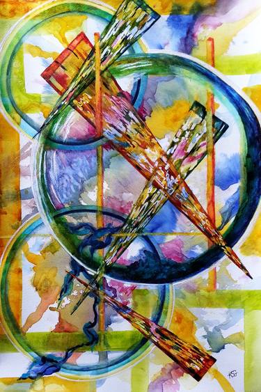 Original Abstract Paintings by Kim Shuckhart Gunns