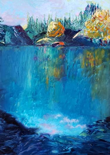 Original Abstract Expressionism Landscape Paintings by Kim Shuckhart Gunns