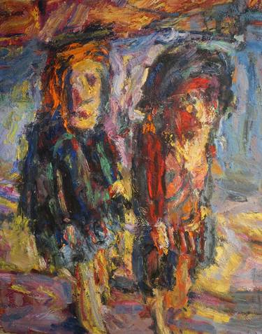 Print of Figurative People Paintings by Kyriakos Frantzeskos