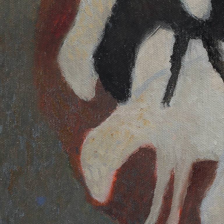 Original Modernism Animal Painting by Attila Meszlenyi