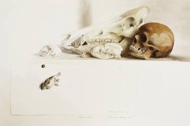 Print of Mortality Paintings by Attila Meszlenyi