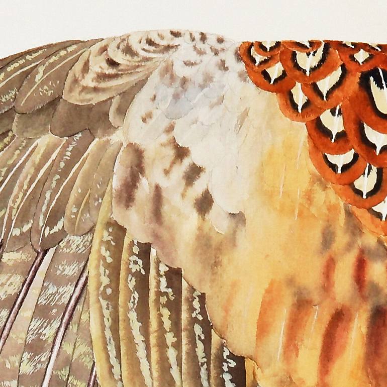 Original Documentary Animal Painting by Attila Meszlenyi