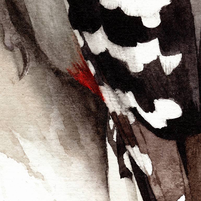 Original Documentary Animal Painting by Attila Meszlenyi