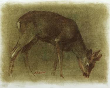 Print of Fine Art Animal Paintings by Attila Meszlenyi