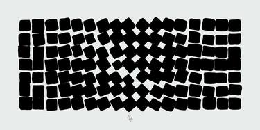 Print of Minimalism Abstract Drawings by Attila Meszlenyi