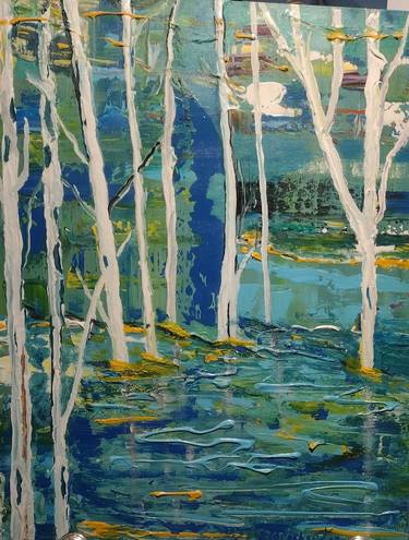 Original Abstract Expressionism Abstract Painting by Lorenz Brochert