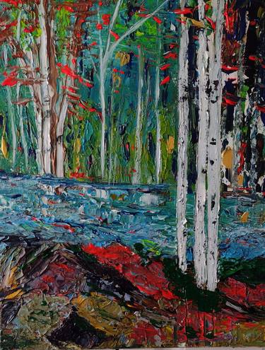 Original Expressionism Landscape Painting by Lorenz Brochert