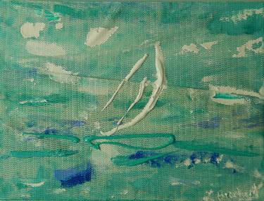 Print of Abstract Sailboat Paintings by lorenz brochert