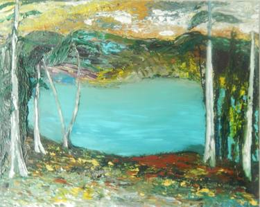 Original Expressionism Landscape Paintings by lorenz brochert