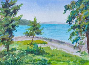 Original Realism Landscape Painting by Margaryta Verkhovets