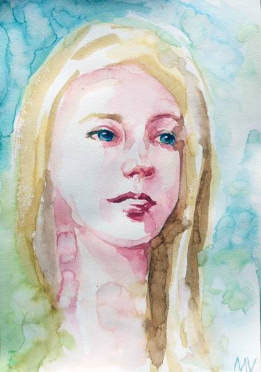 Print of Expressionism Portrait Paintings by Margaryta Verkhovets