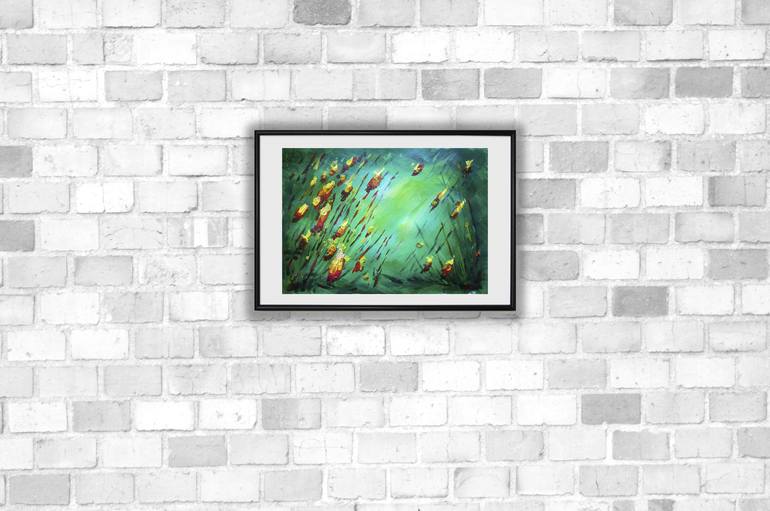 Original Abstract Painting by Margaryta Verkhovets