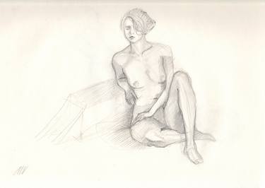 Sketch of Human body. Woman.22 thumb