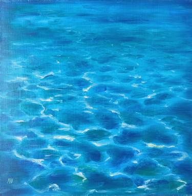 Original Abstract Water Paintings by Margaryta Verkhovets