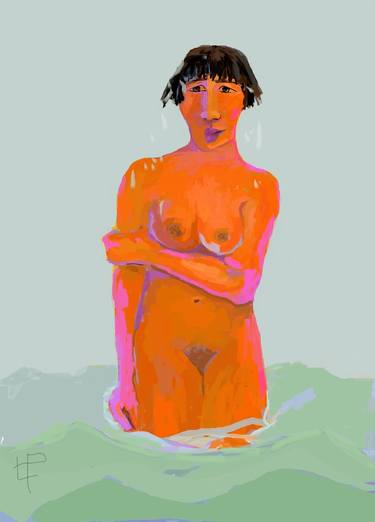 Original Figurative Nude Paintings by Louise Parenteau