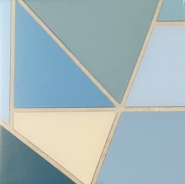 Original Abstract Geometric Painting by Amy Gray