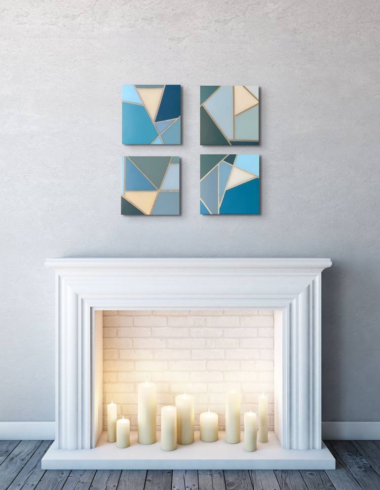 Original Geometric Painting by Amy Gray