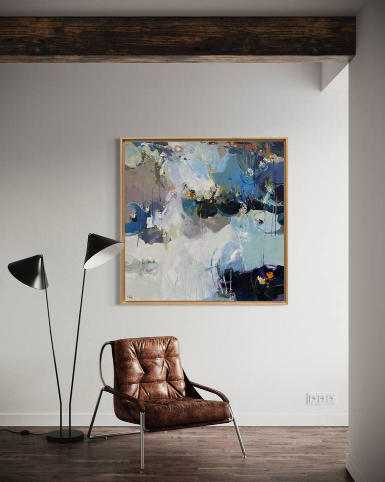 Original Contemporary Abstract Painting by Lionel Chevalier