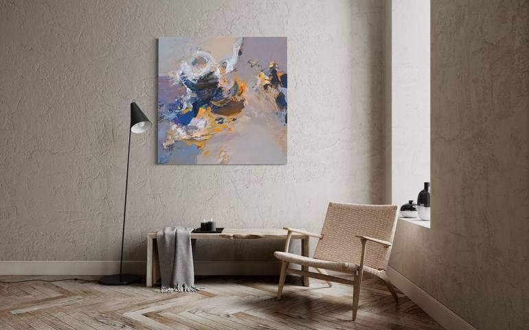 Original Contemporary Abstract Painting by Lionel Chevalier