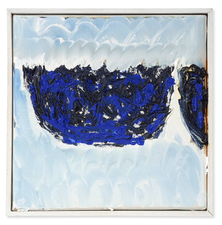 Original Abstract Expressionism Abstract Painting by Persi Darukhanawala Frsa