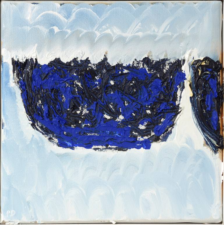 Original Abstract Expressionism Abstract Painting by Persi Darukhanawala Frsa