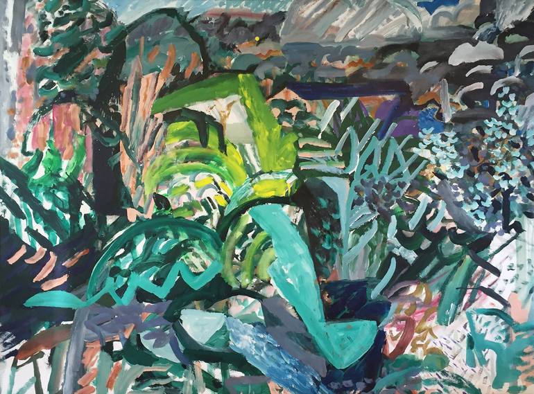 Original Abstract Expressionism Abstract Painting by Spencer Shakespeare
