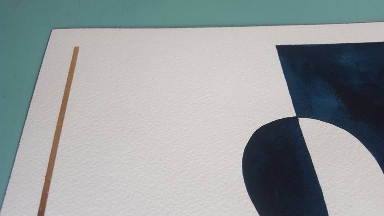 Original Abstract Geometric Painting by Chrysa Koukoura